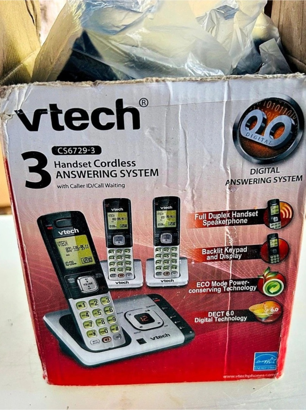 VTech CS6729-3-Handset Cordless Phone System